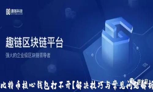 
比特币核心钱包打不开？解决技巧与常见问题解析